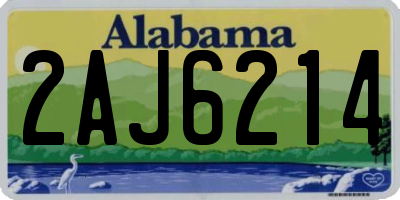 AL license plate 2AJ6214