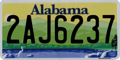 AL license plate 2AJ6237