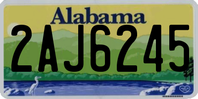 AL license plate 2AJ6245