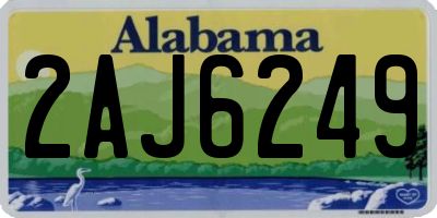 AL license plate 2AJ6249