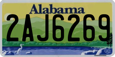 AL license plate 2AJ6269