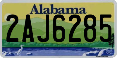 AL license plate 2AJ6285