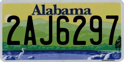 AL license plate 2AJ6297