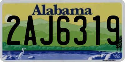 AL license plate 2AJ6319