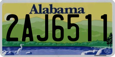 AL license plate 2AJ6511