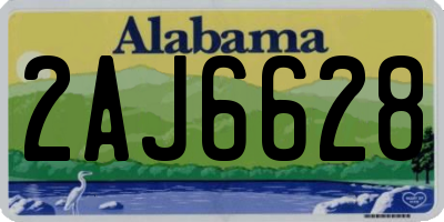AL license plate 2AJ6628