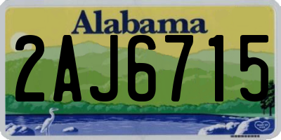 AL license plate 2AJ6715