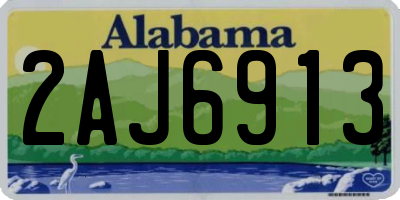 AL license plate 2AJ6913