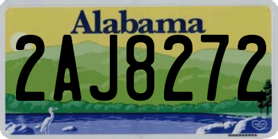 AL license plate 2AJ8272
