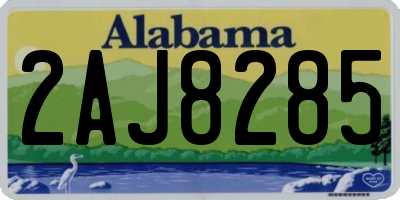 AL license plate 2AJ8285