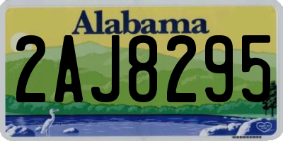 AL license plate 2AJ8295