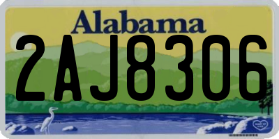 AL license plate 2AJ8306