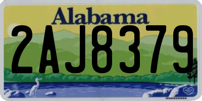 AL license plate 2AJ8379