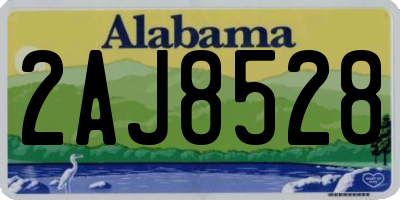 AL license plate 2AJ8528