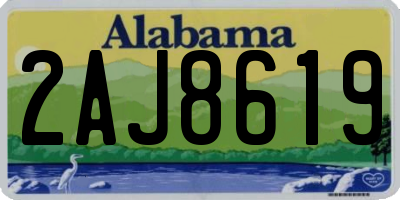 AL license plate 2AJ8619