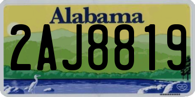 AL license plate 2AJ8819