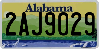 AL license plate 2AJ9029