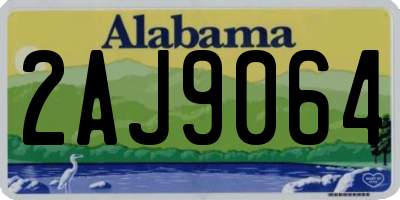AL license plate 2AJ9064
