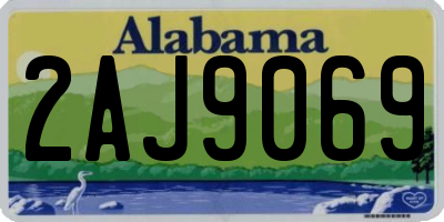 AL license plate 2AJ9069