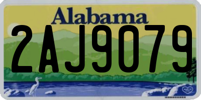 AL license plate 2AJ9079