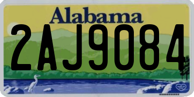 AL license plate 2AJ9084