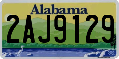 AL license plate 2AJ9129