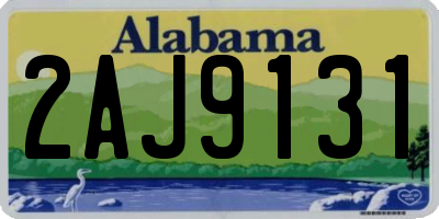 AL license plate 2AJ9131