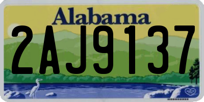 AL license plate 2AJ9137