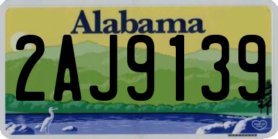 AL license plate 2AJ9139