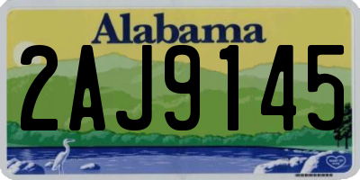 AL license plate 2AJ9145