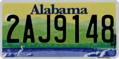 AL license plate 2AJ9148