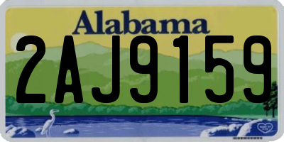 AL license plate 2AJ9159