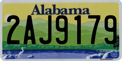 AL license plate 2AJ9179