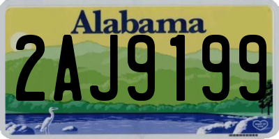 AL license plate 2AJ9199