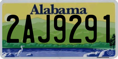 AL license plate 2AJ9291
