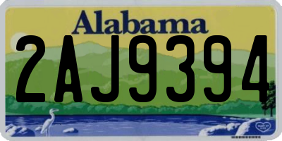 AL license plate 2AJ9394