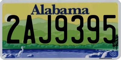 AL license plate 2AJ9395
