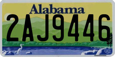 AL license plate 2AJ9446
