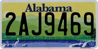 AL license plate 2AJ9469