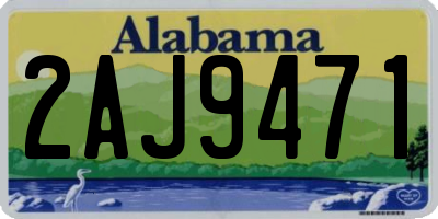 AL license plate 2AJ9471