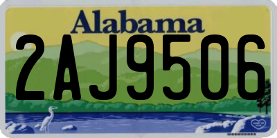AL license plate 2AJ9506
