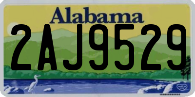 AL license plate 2AJ9529
