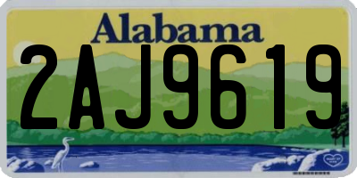 AL license plate 2AJ9619