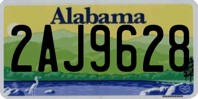 AL license plate 2AJ9628