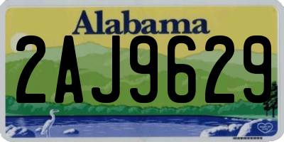 AL license plate 2AJ9629