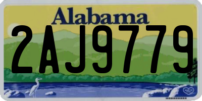AL license plate 2AJ9779
