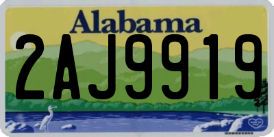 AL license plate 2AJ9919
