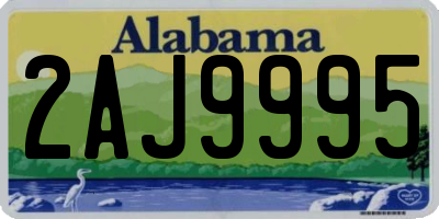 AL license plate 2AJ9995