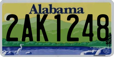 AL license plate 2AK1248