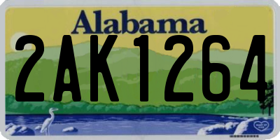 AL license plate 2AK1264